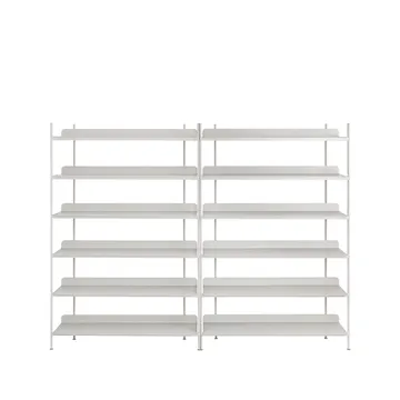 Compile configuration 8 shelving system - Grey - Muuto