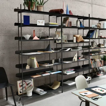 Compile configuration 8 shelving system - Grey - Muuto