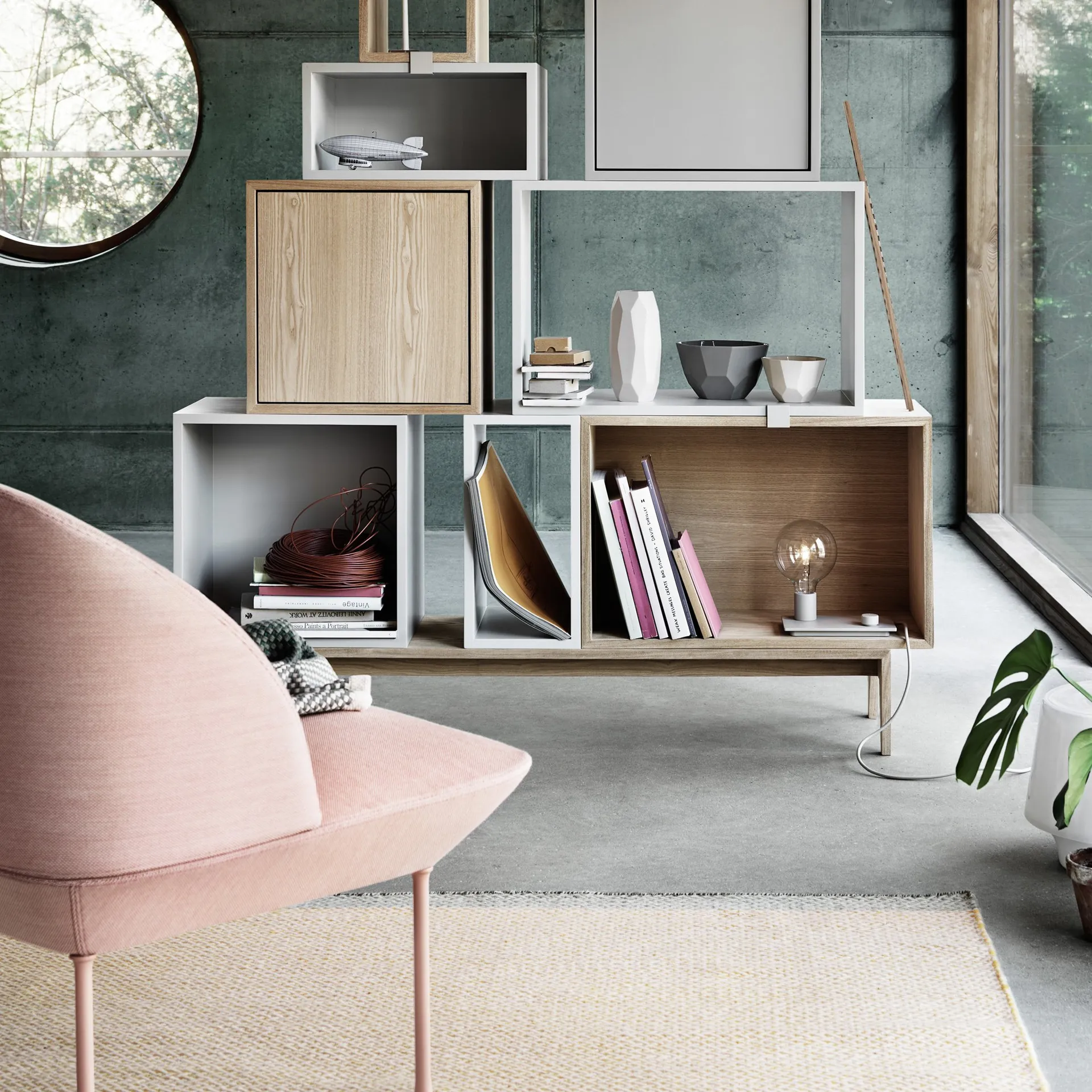 Control table lamp, grey Muuto
