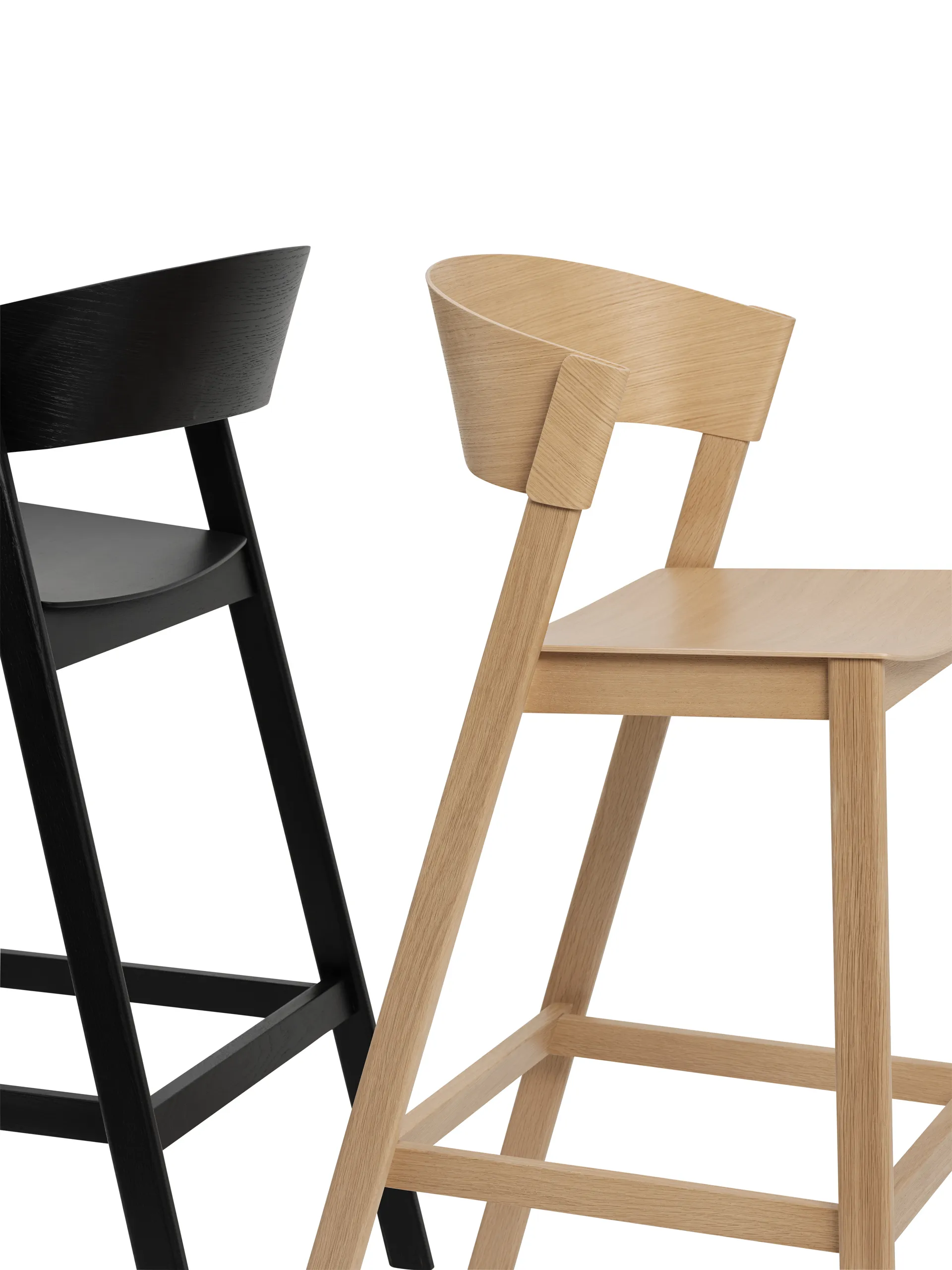 Cover bar stool, Black Muuto