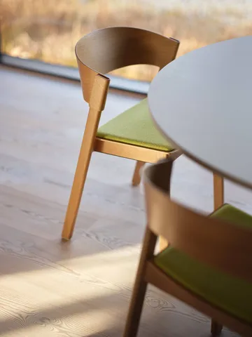 Cover Side Chair leather - Cognac-oak - Muuto