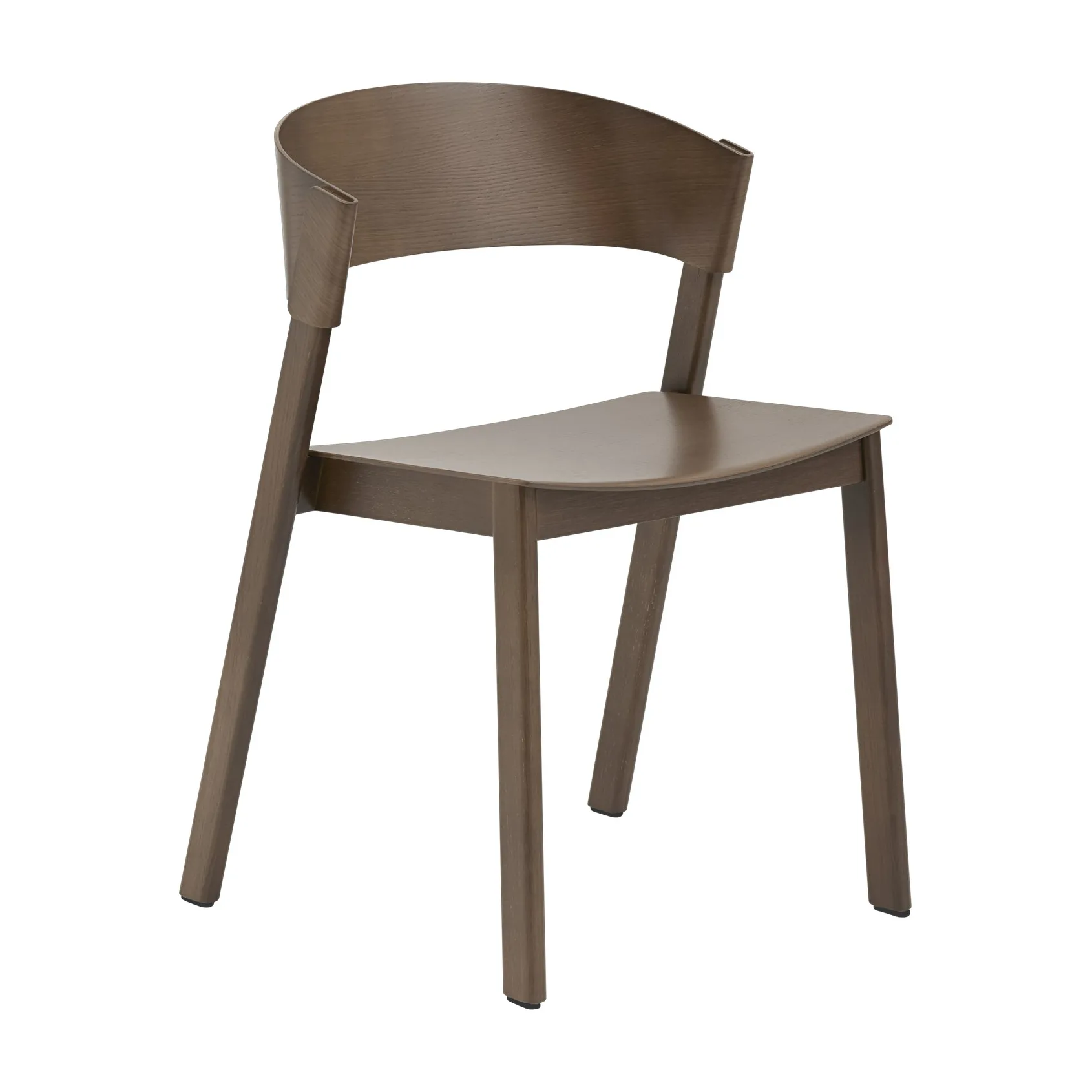 Cover Side Chair, Stained dark brown Muuto
