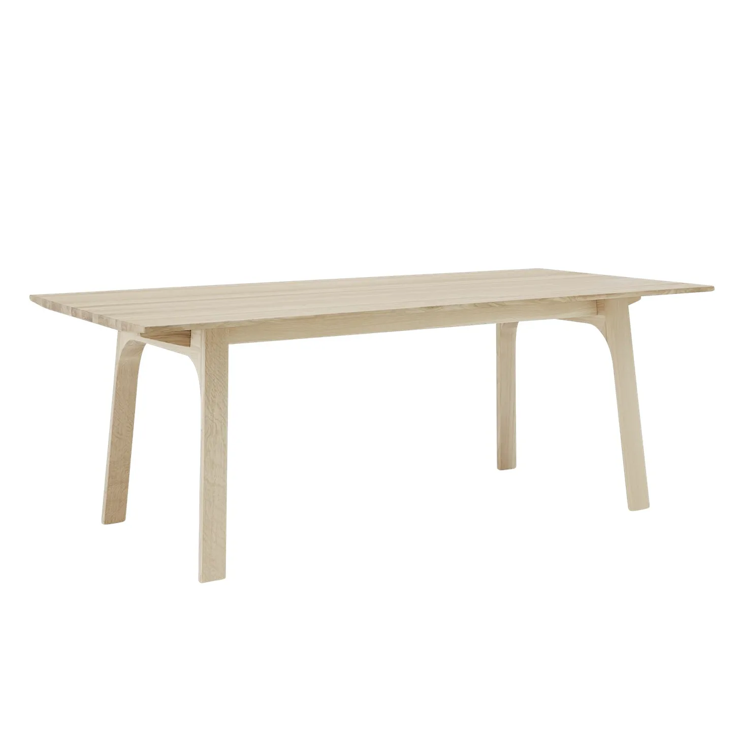 Earnest Extendable dining table 205x100 cm, Oiled oak Muuto