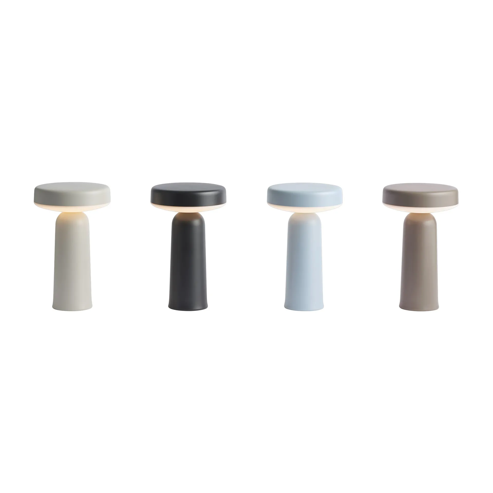 Ease portable table lamp 21.5 cm, Taupe Muuto