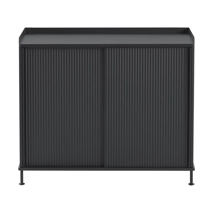 Enfold Sideboard 100x45x85 cm - Black-anthracite black - Muuto