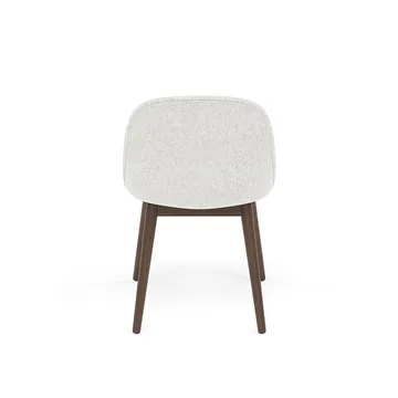 Fiber Side Chair with wooden legs - Hallingdal nr110-stained dark brown - Muuto