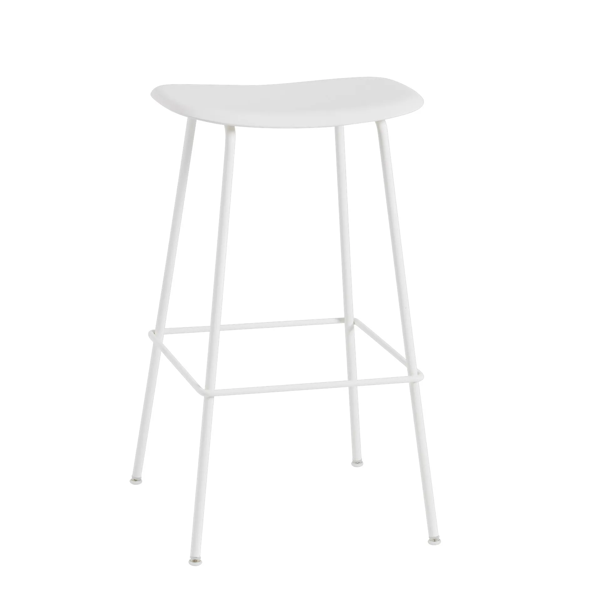 Fiber Tube Bar Chair 75 Cm, White Muuto