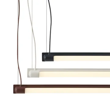 Fine Suspension Lamp 120 cm - Deep Red - Muuto