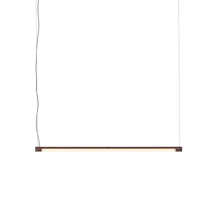 Fine Suspension Lamp 90 cm - Deep Red - Muuto