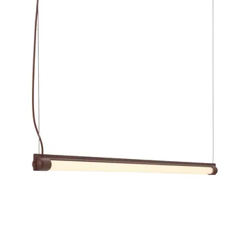 Fine Suspension Lamp 90 cm - Deep Red - Muuto
