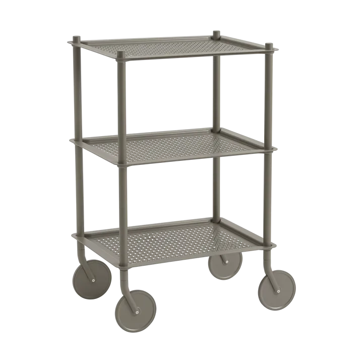 Flow 3-layer trolley 90 cm - Taupe - Muuto