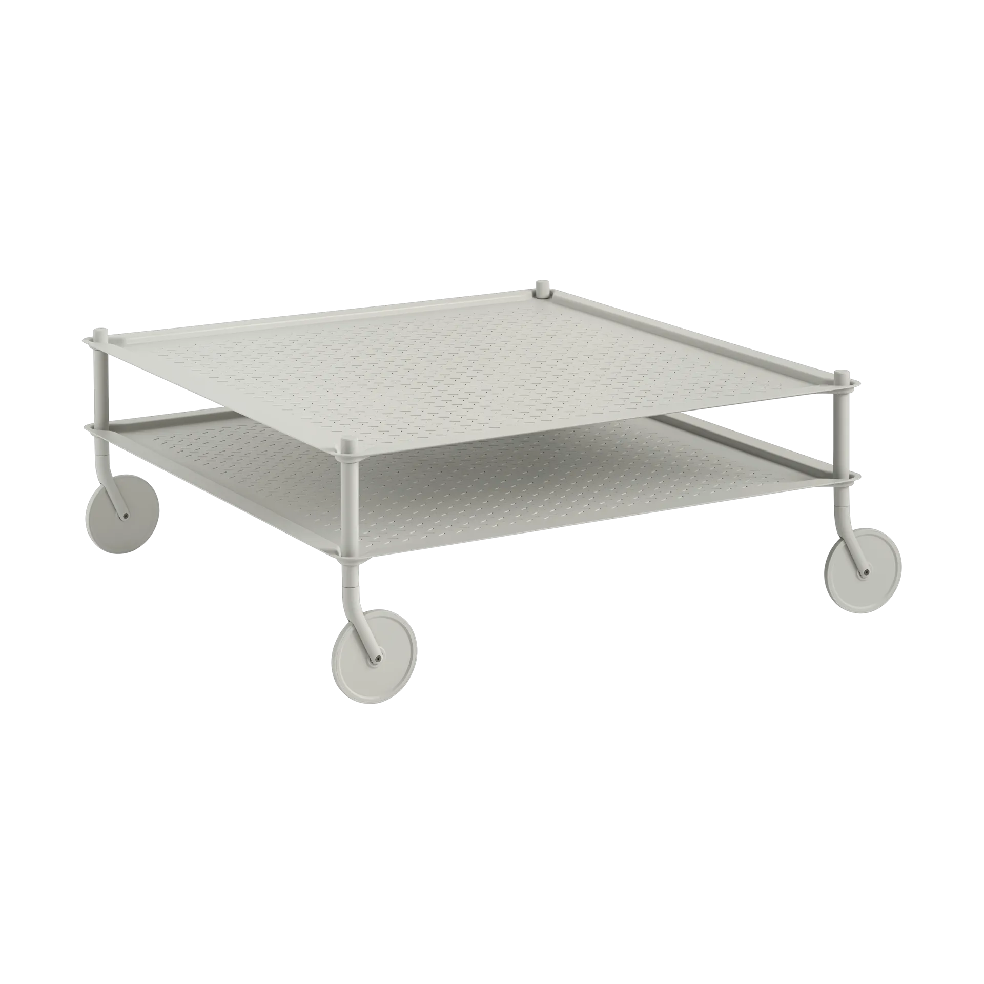 Flow coffee table 95x95 cm, Grey Muuto