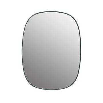 Framed mirror - Dark green, 59x44 cm - Muuto