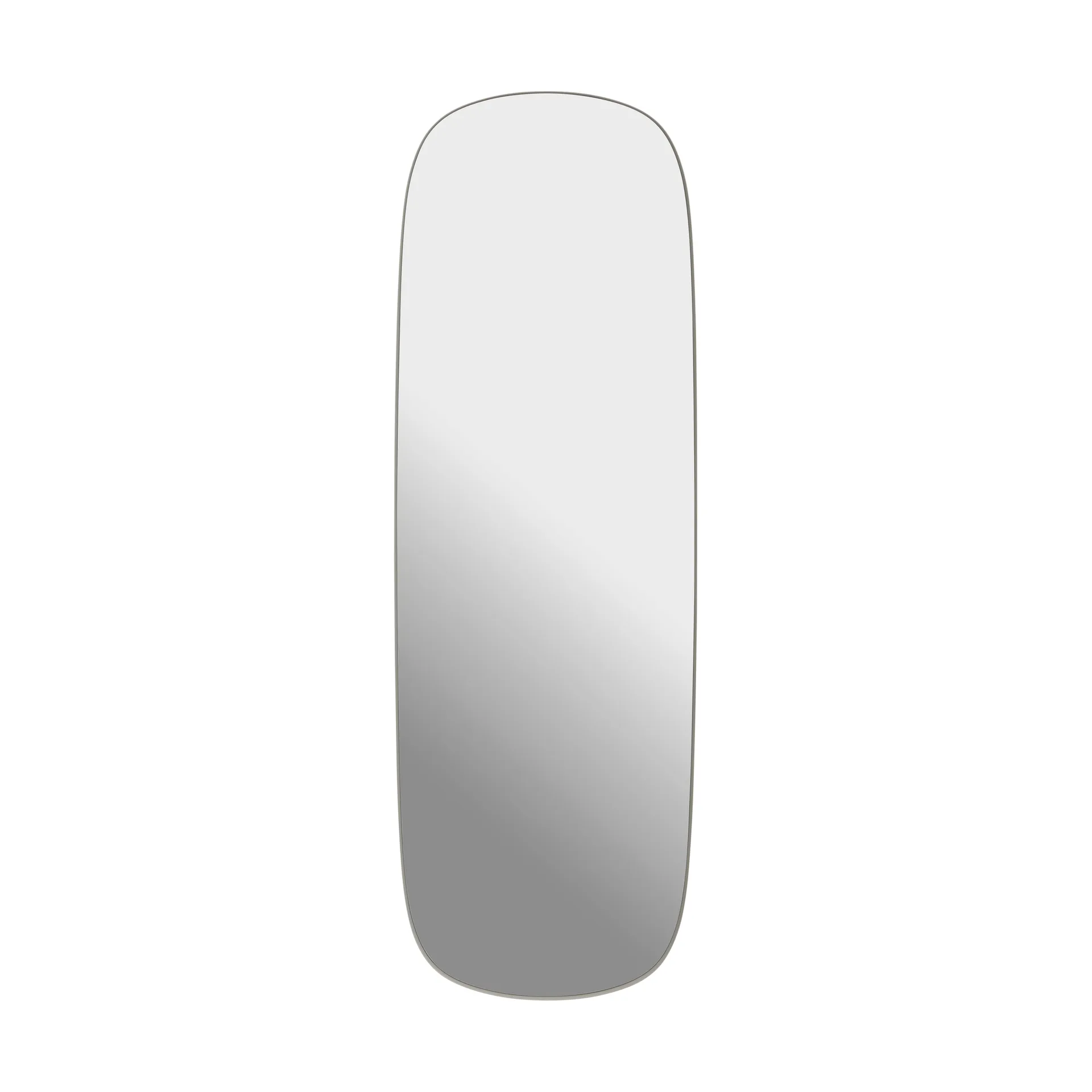 Framed mirror, Grey-clear, 150x50 cm Muuto