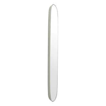Framed mirror large - Grey-clear, 118x44,5 cm - Muuto