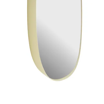 Framed mirror - Light yellow-clear, 150x50 cm - Muuto