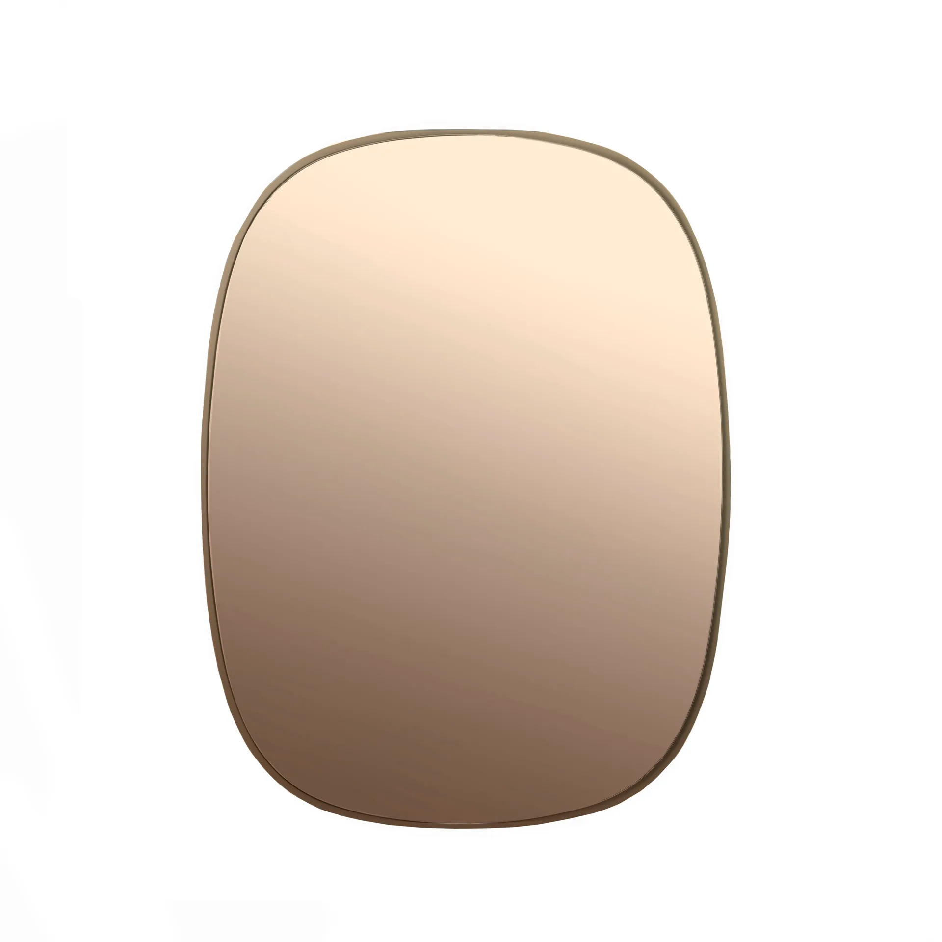 Framed mirror, Pink, 59x44 cm Muuto
