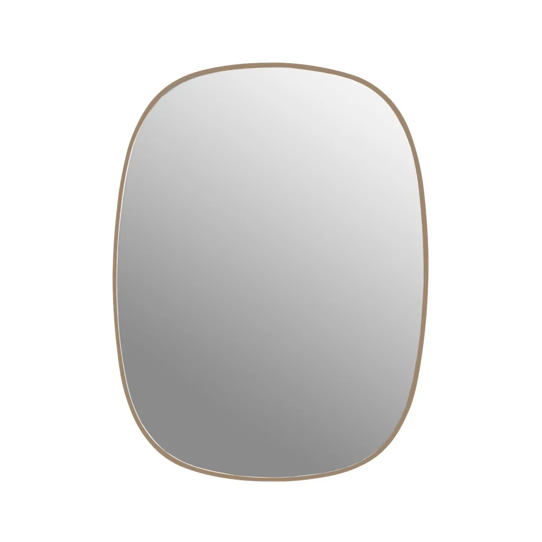Framed mirror, Rose-clear, 59x44 cm Muuto