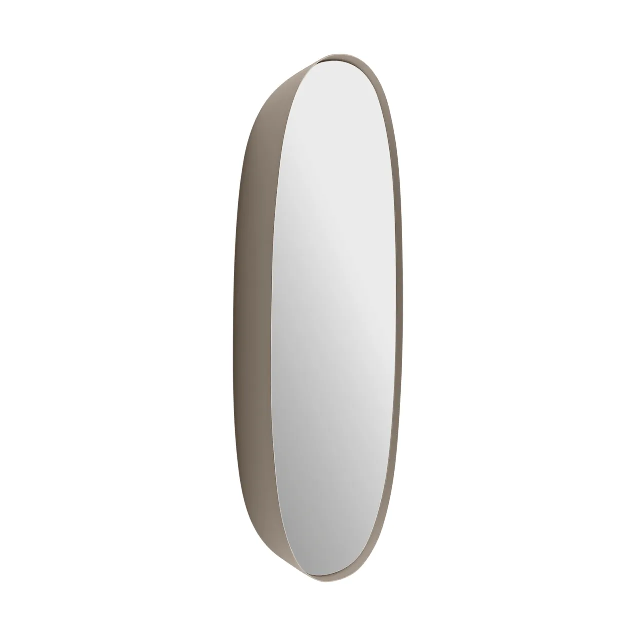 Framed mirror, Taupe-clear, 40x40 cm Muuto