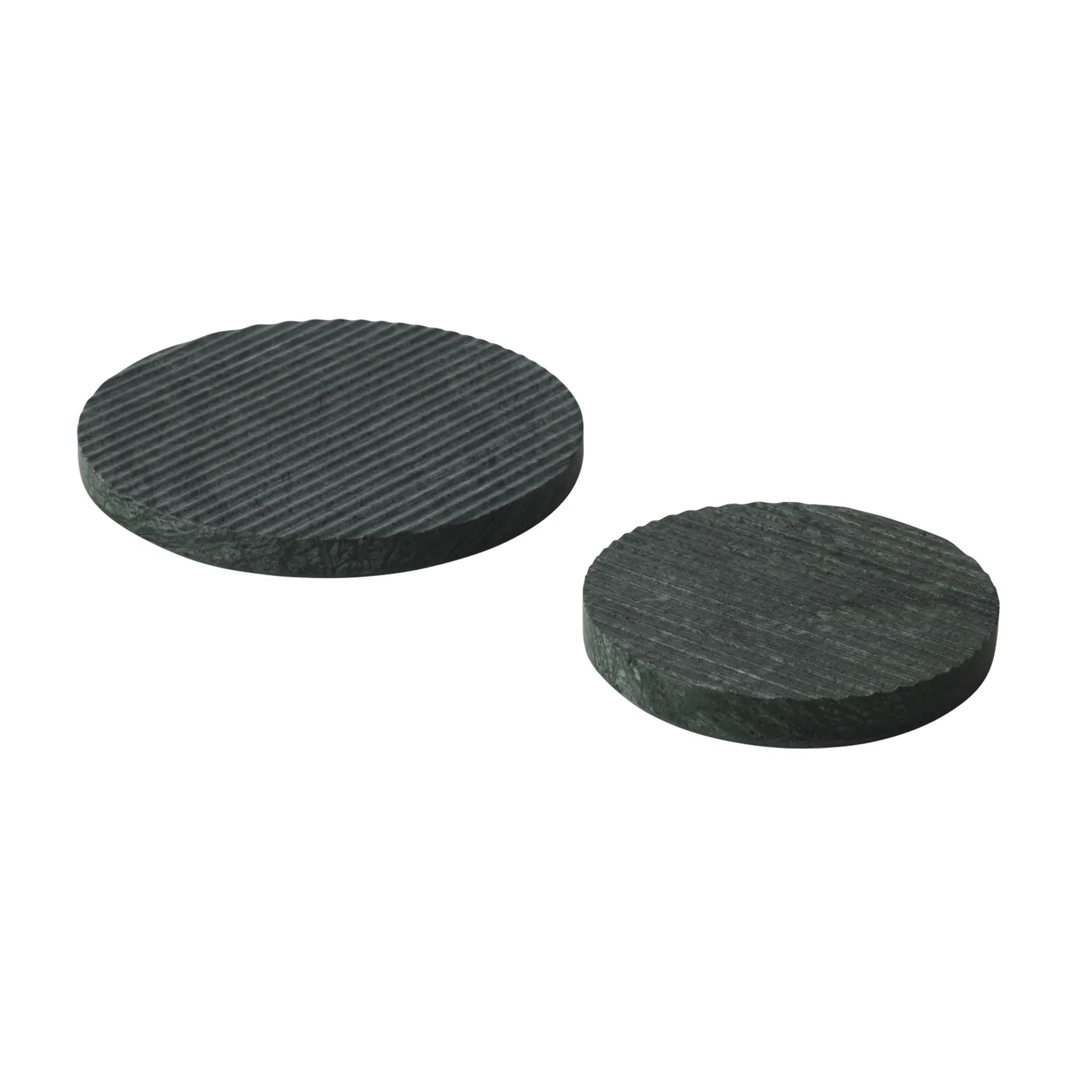 Groove coaster marble, green small Muuto