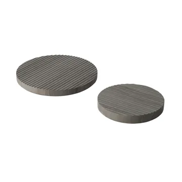 Groove coaster marble - grey small - Muuto
