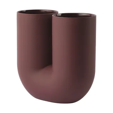 Kink vase 26 cm - Deep red - Muuto