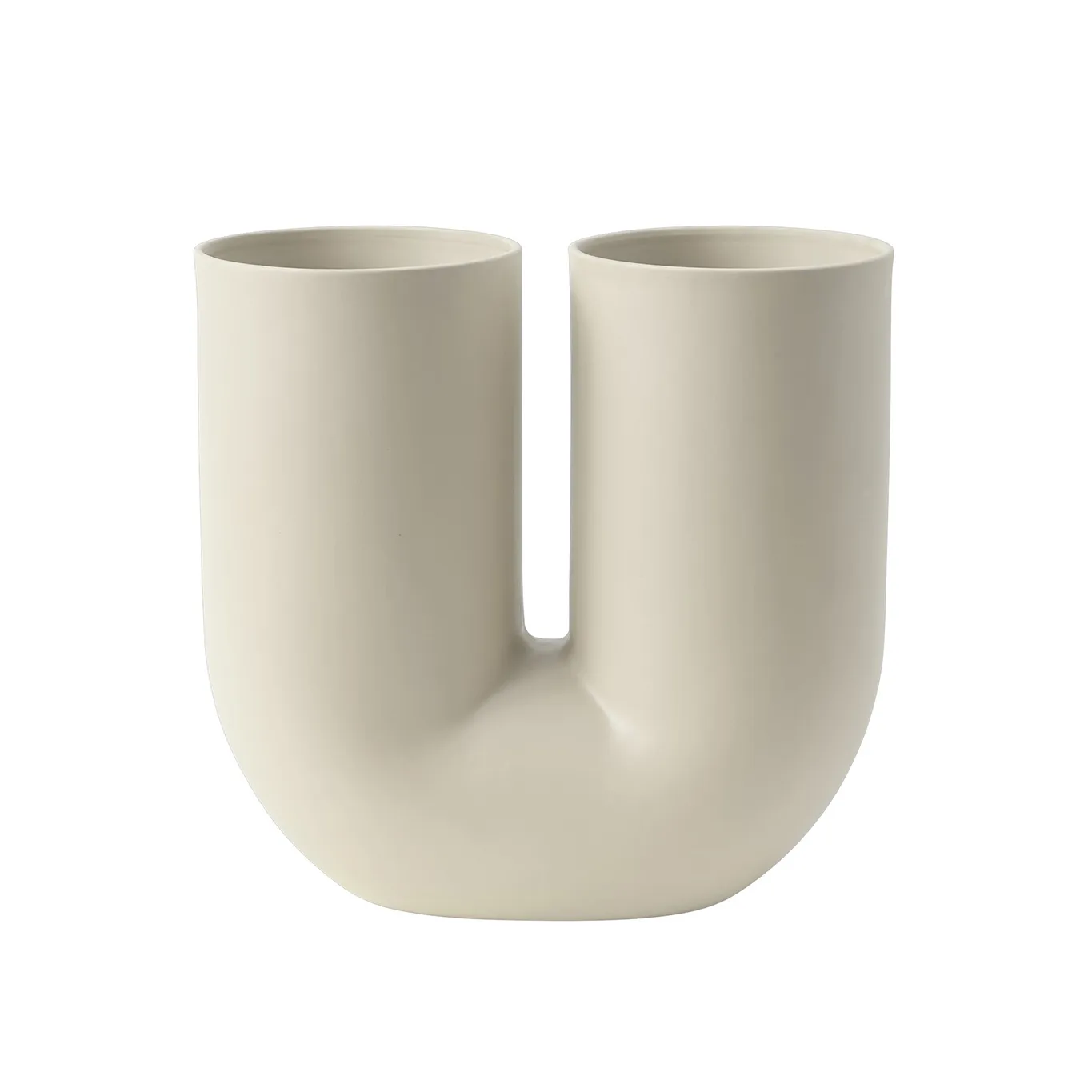 Kink vase 26 cm, Sand Muuto