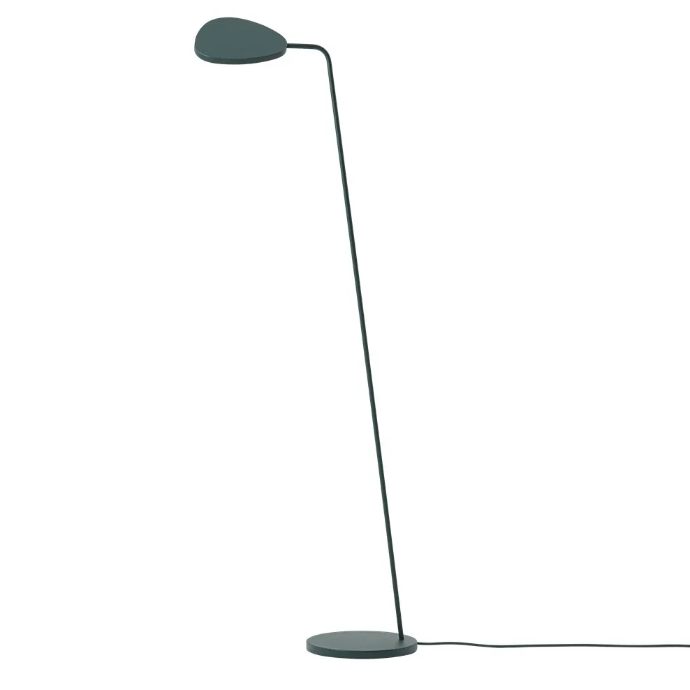 Leaf floor lamp, Dark green Muuto