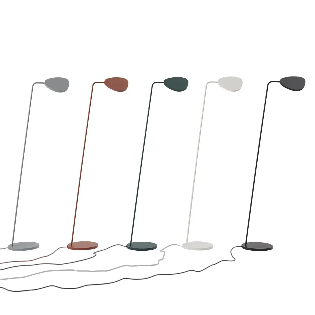 Leaf floor lamp, Dark green Muuto