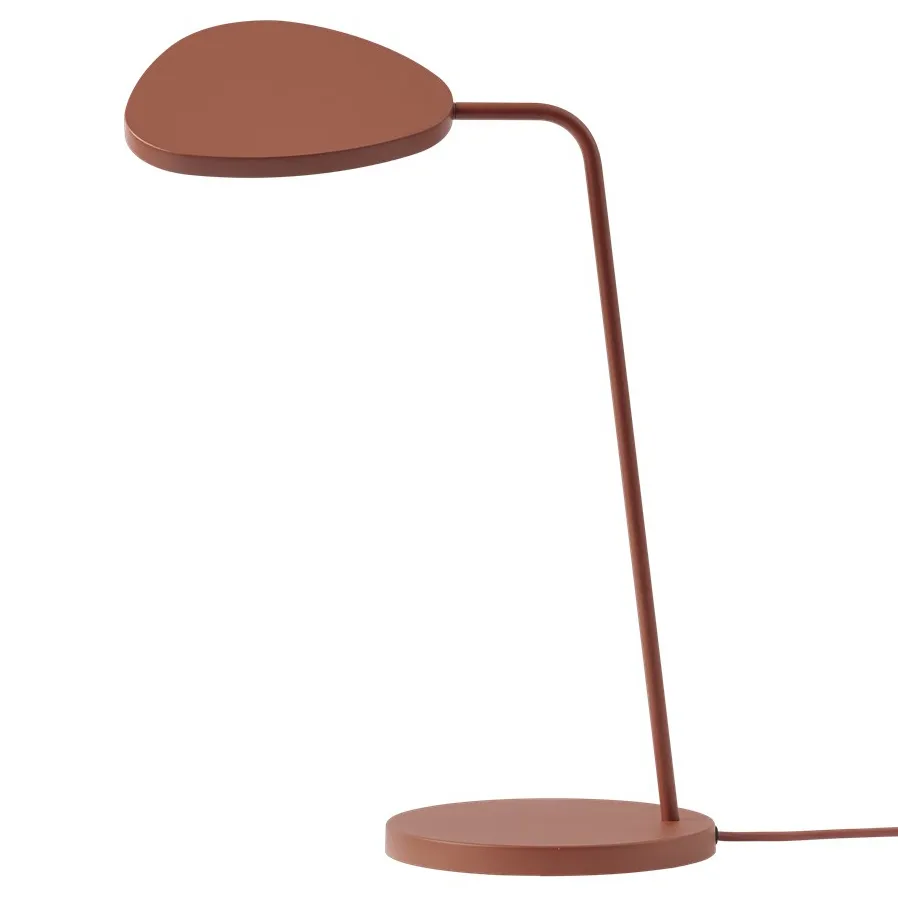 Leaf table lamp white, Copper brown Muuto