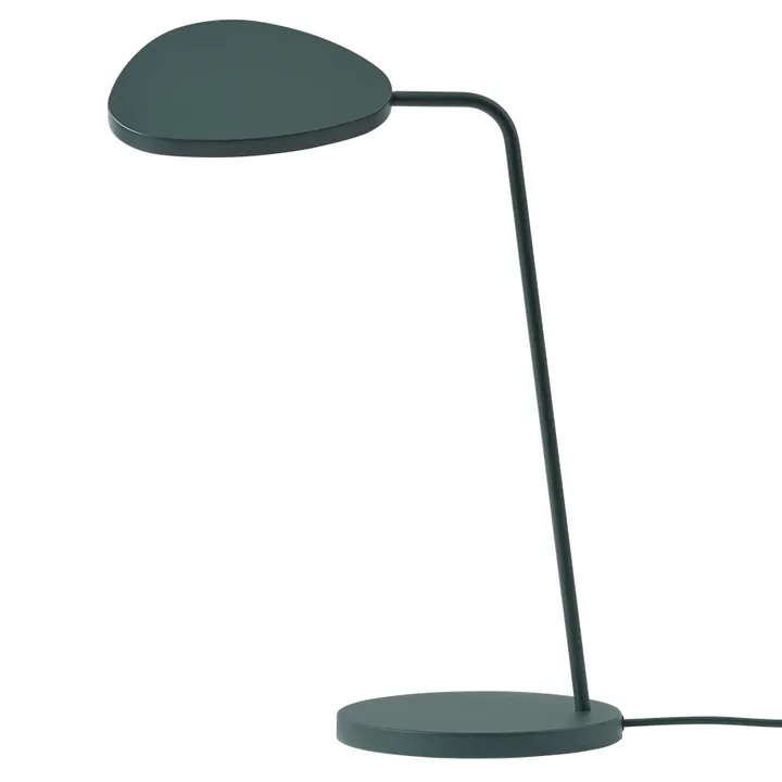 Leaf table lamp white - Dark green - Muuto