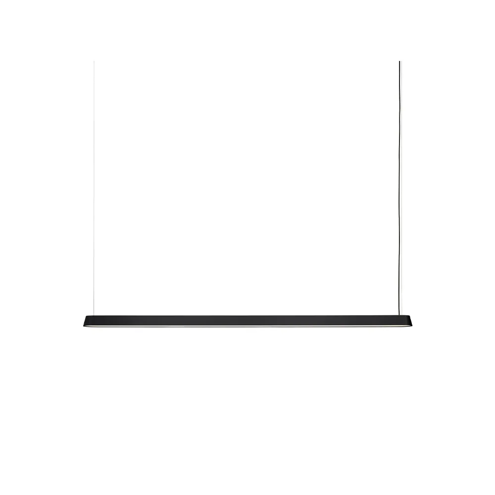 Linear pendant lamp, Black, 169,2 cm Muuto