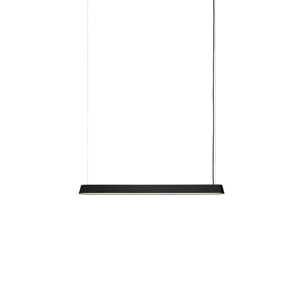Linear pendant lamp, Black, 87,2 cm Muuto