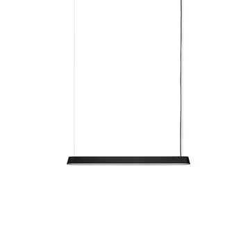 Linear pendant lamp - Black, 87,2 cm - Muuto