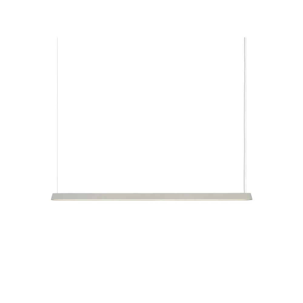 Linear pendant lamp, Grey, 169,2 cm Muuto