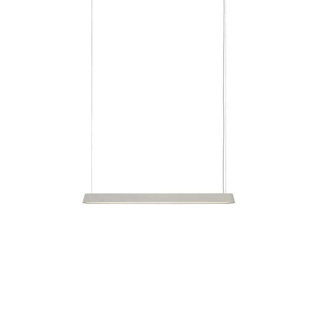 Linear pendant lamp, Grey, 87,2 cm Muuto