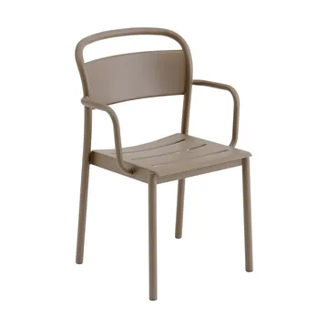Linear steel armchair - Taupe - Muuto