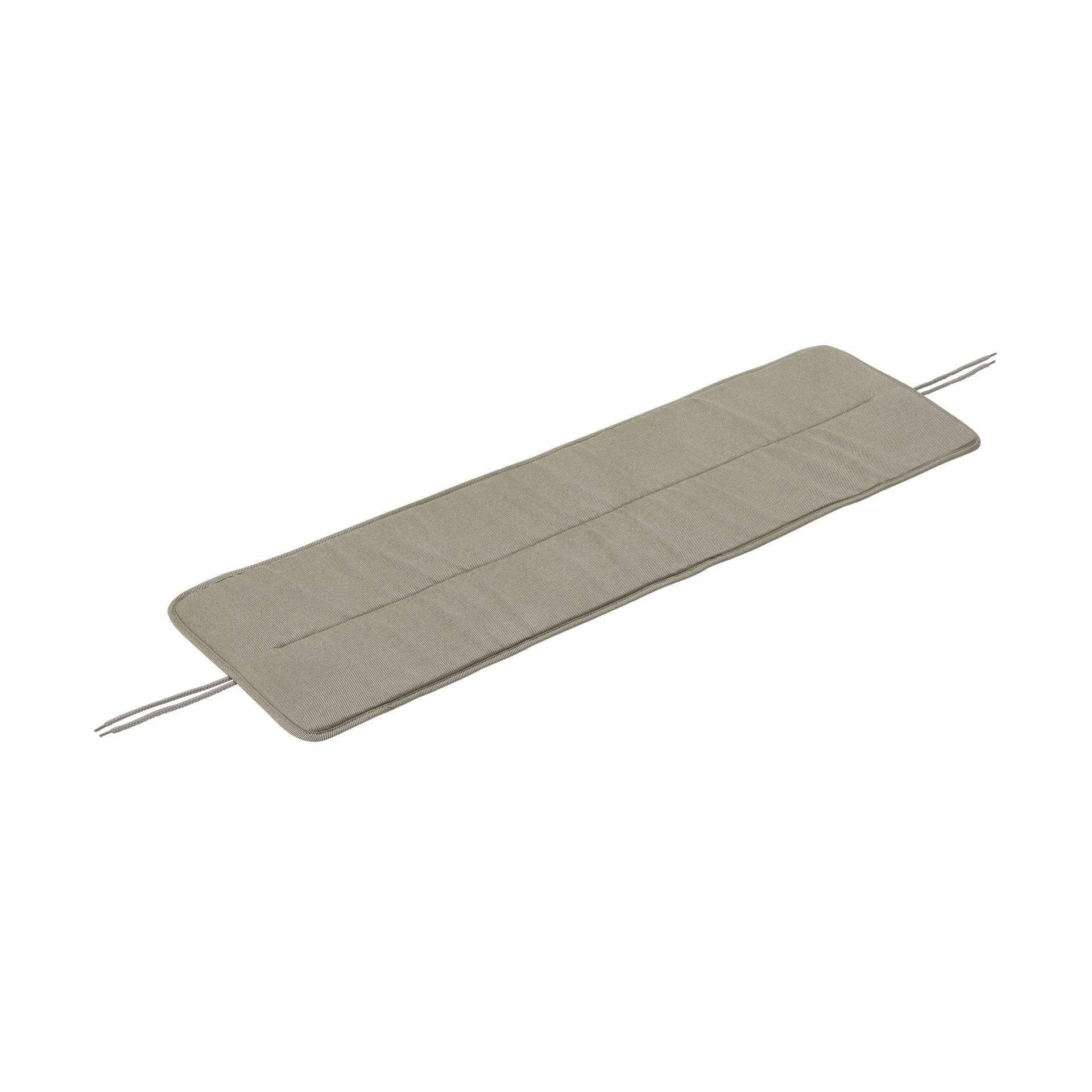 Linear steel bench pad 110x32.5 cm, Light grey Muuto
