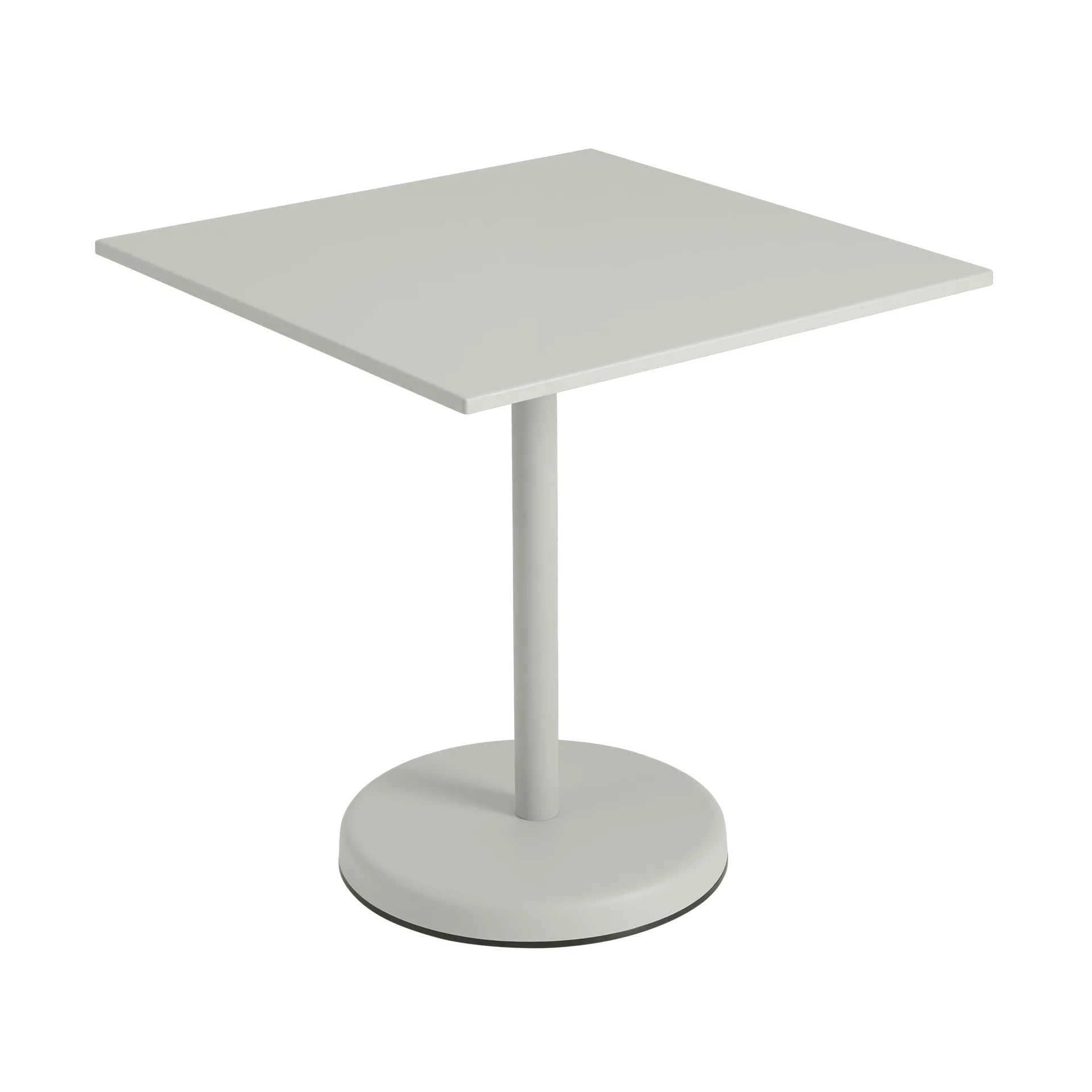Linear steel café table V2 table 70x70 cm Grey,  Muuto