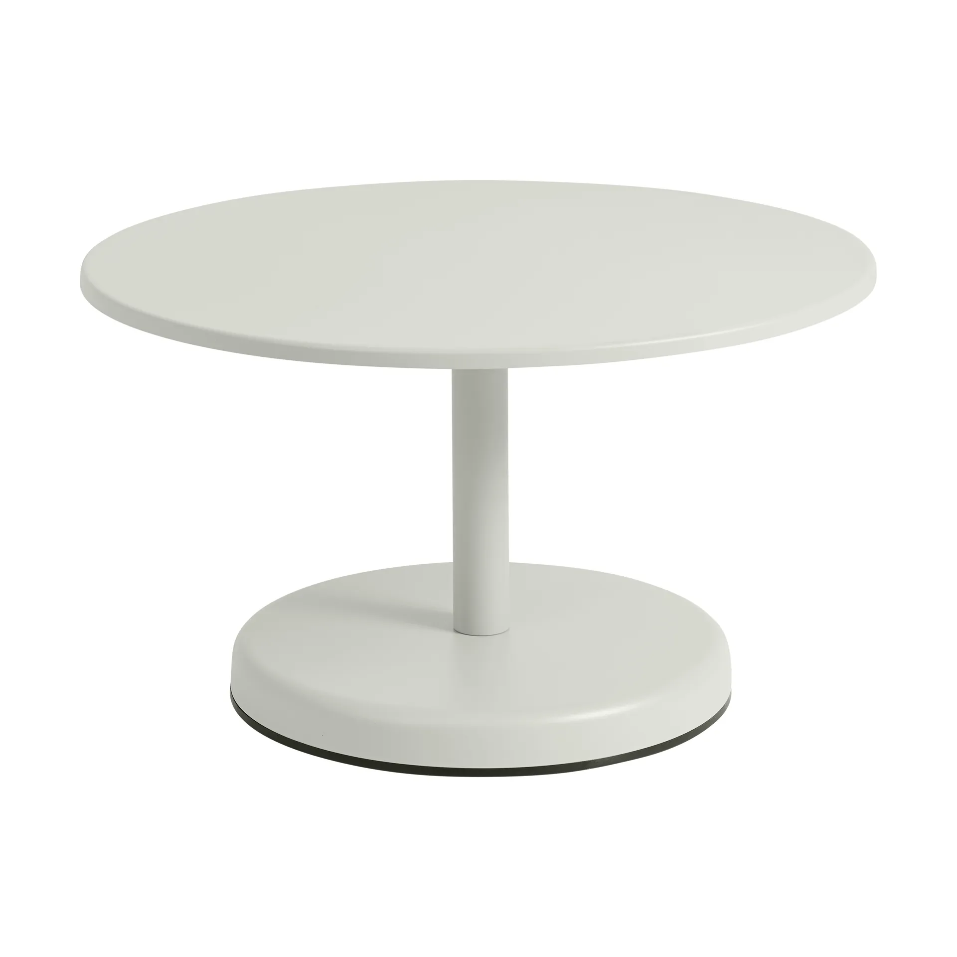 Linear Steel coffee table, Grey, Ø70x40 cm Muuto