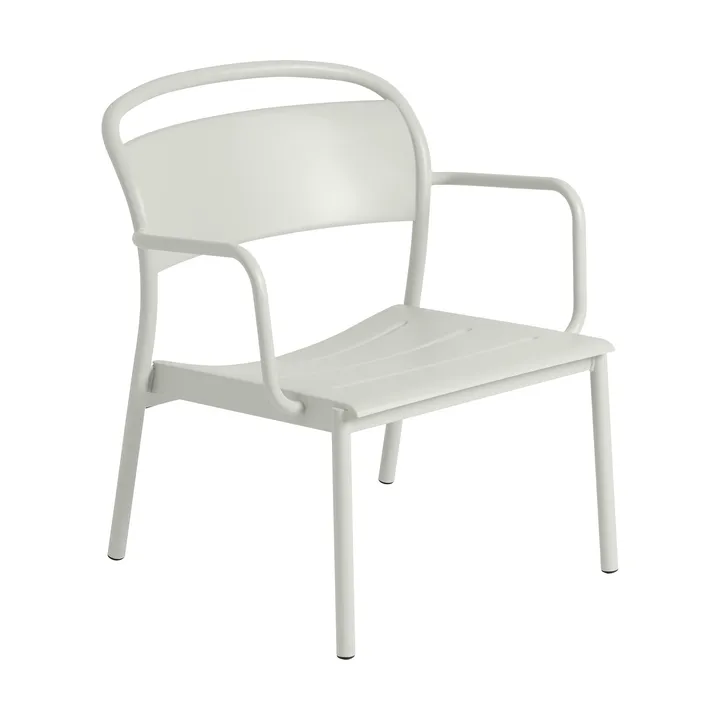 Linear Steel lounge armchair - Grey - Muuto