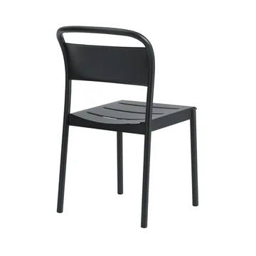 Linear steel side chair - Black - Muuto