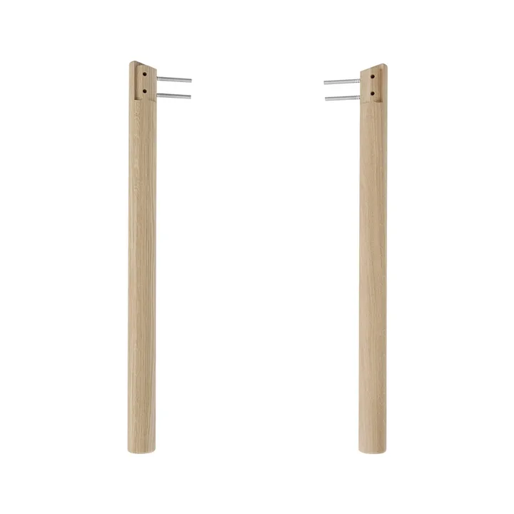 Linear System Connecting legs - Oak - Muuto