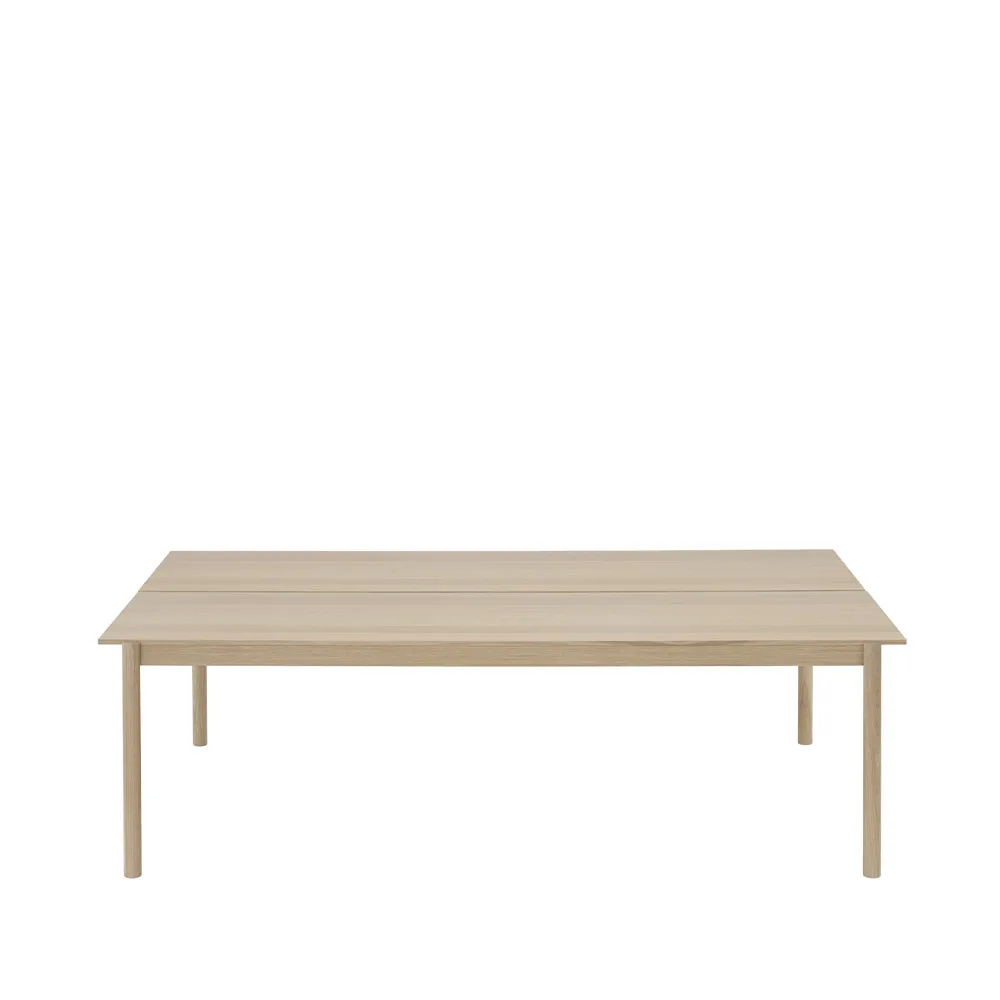 Linear System table 142x240 cm, Oak veener-oak Muuto
