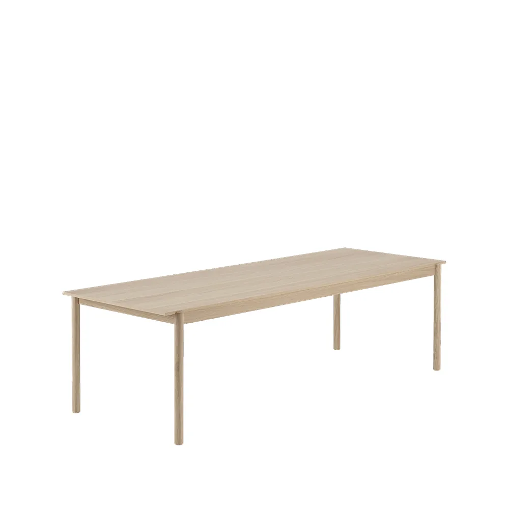 Linear Wood dining table, Oak 260 cm Muuto