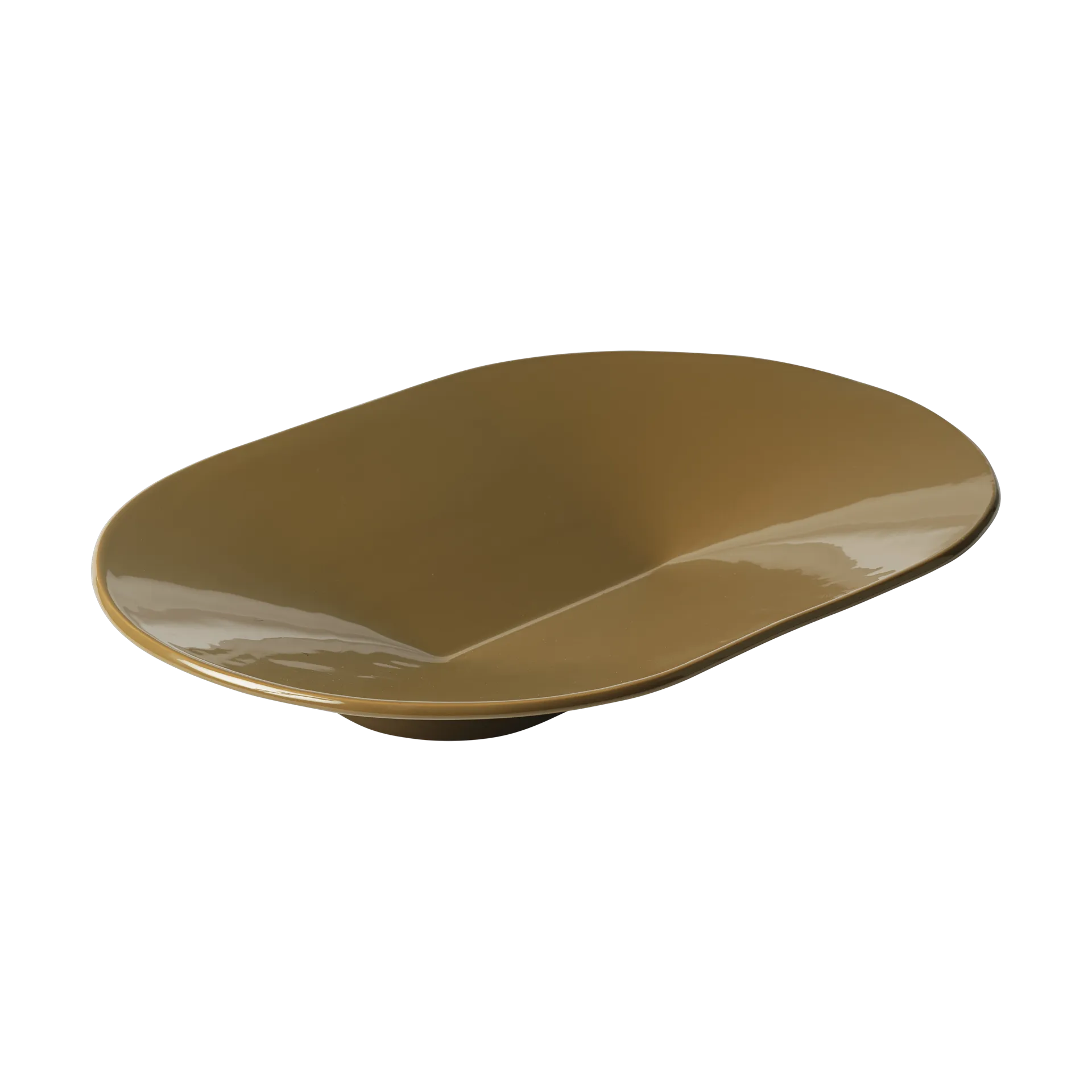 Mere bowl 52x36 cm, Brown Green Muuto