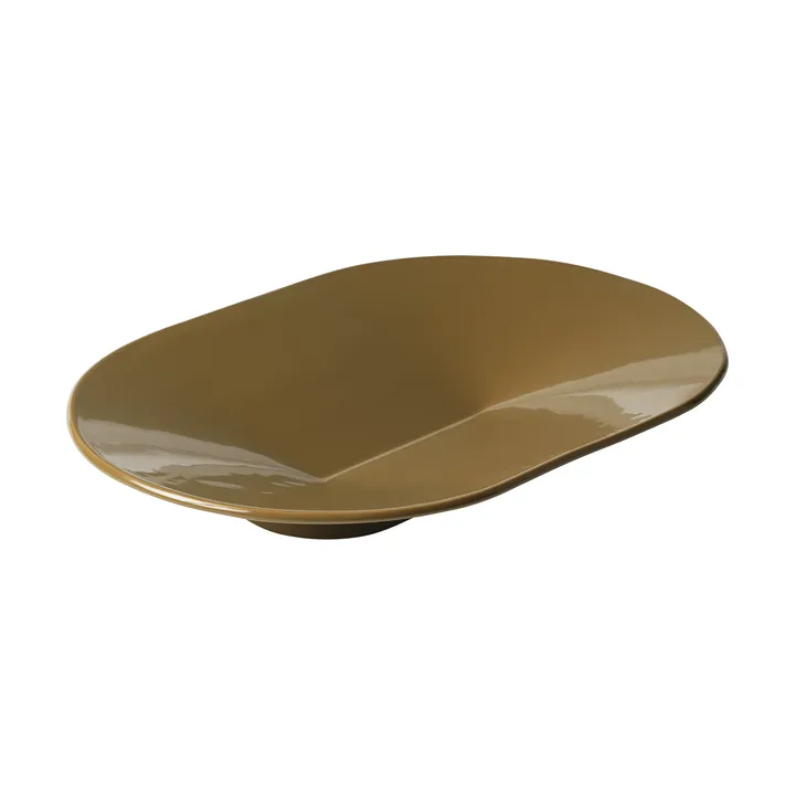Mere bowl 52x36 cm - Brown Green - Muuto