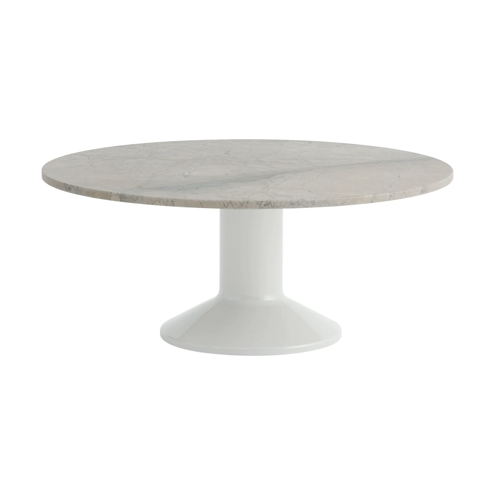 Midst coffee table, Grey marble-grey, Ø90 cm Muuto