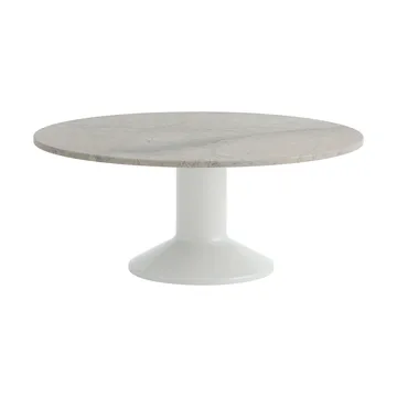 Midst coffee table - Grey marble-grey, Ø90 cm - Muuto