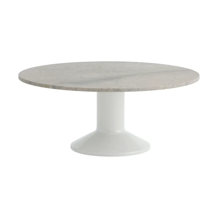 Midst coffee table - Grey marble-grey, Ø90 cm - Muuto